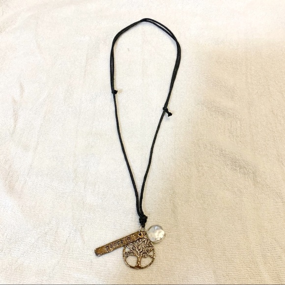 Tree of Life Adjustable Necklace & Cross Bracelet - Picture 2 of 6